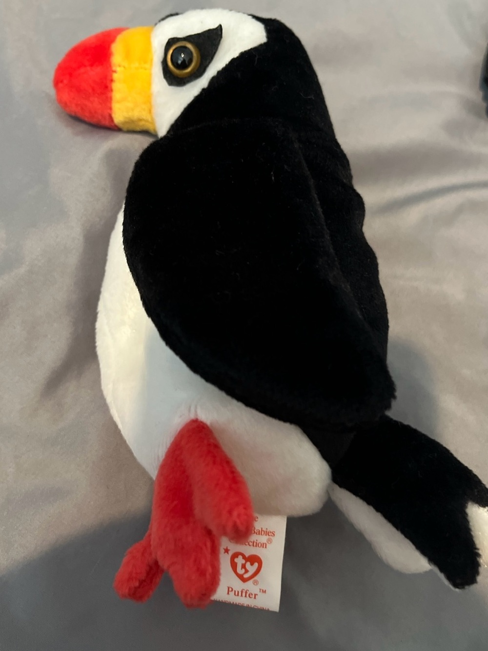 TY "Puffer the Penguin" 1997 Beanie Babies Collection - No Hang Tag